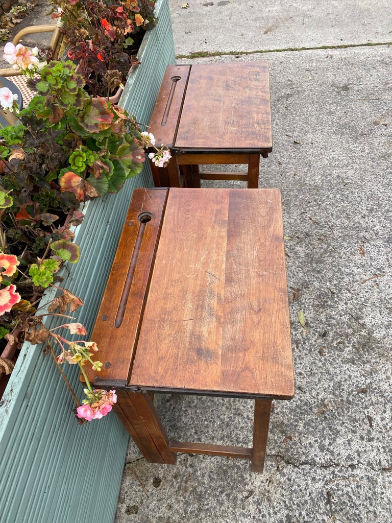 Pair of Victorian Folding Children’s Desks