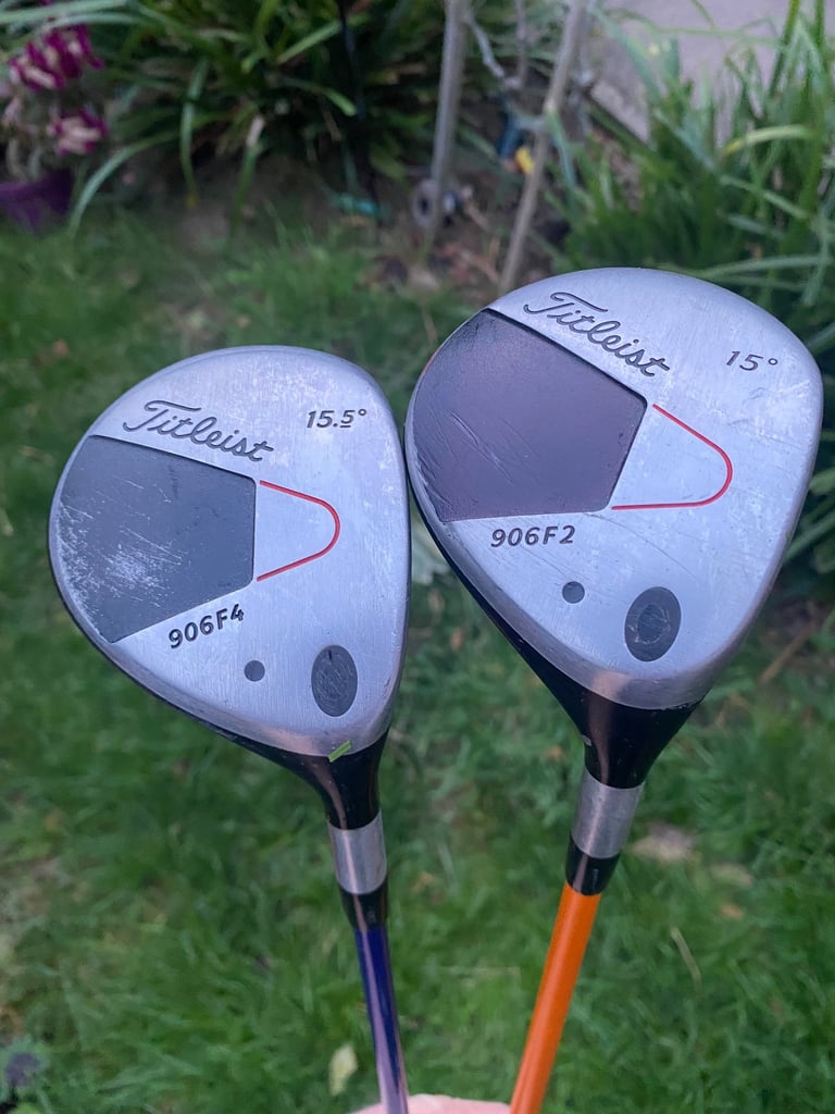 Titleist 3 Woods x2 