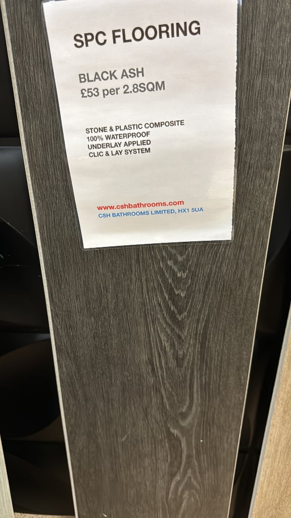 waterproof pvc cladding shower kitchen office 3m x 25cm x 8mm