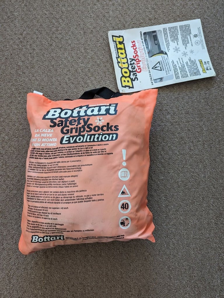 image for Bottari Safety Grip Socks Evolution , Car snow socks - used in size M