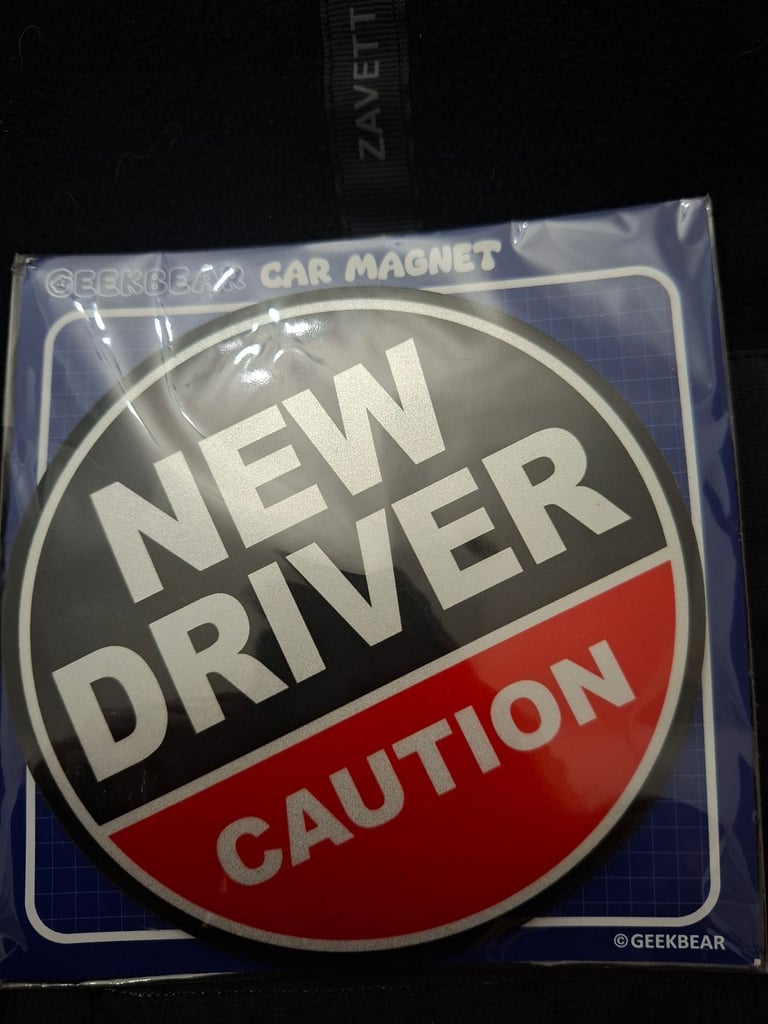 image for New Driver car sticker (Magnetic)