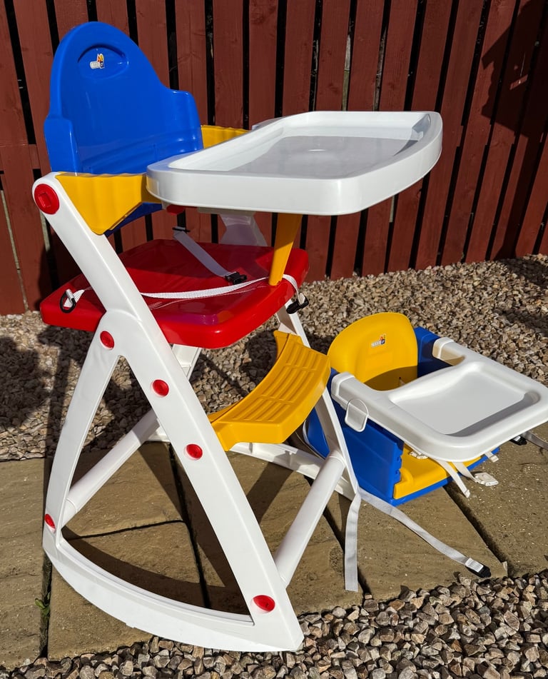 image for BABY HIGHCHAIR WITH SEPARATE BOOSTER CHAIR 