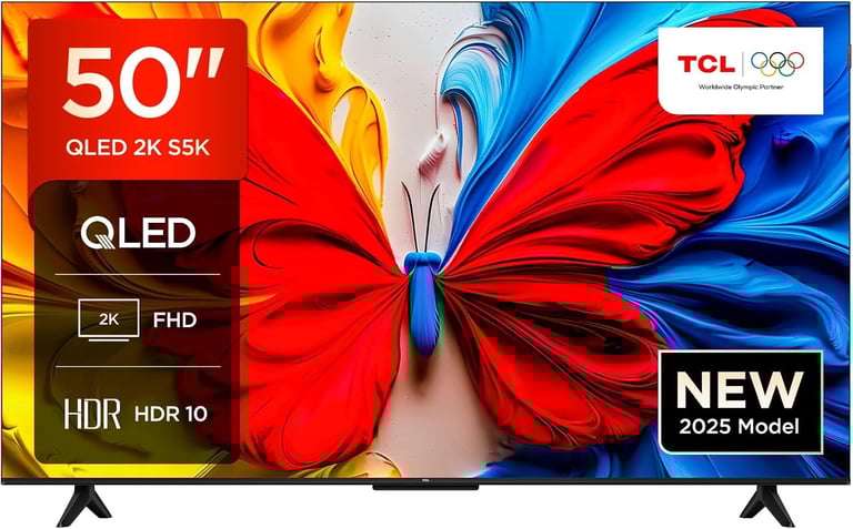 TCL 50S5K-UK – 50” full HD smart QLED Direct LED tv
