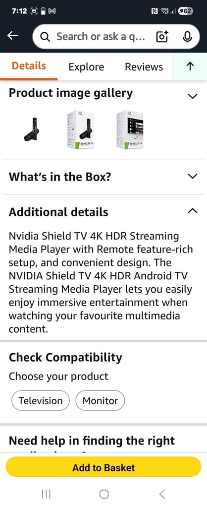 Nyvida sheild 4k streaming stick 