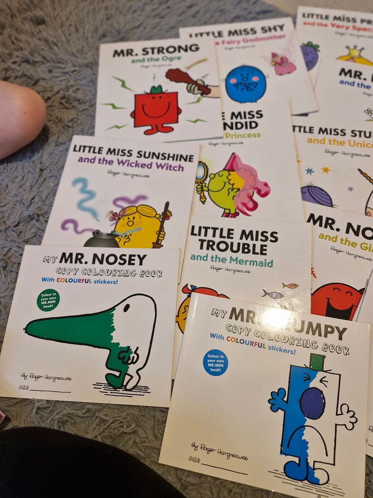 24 little miss and mr books 