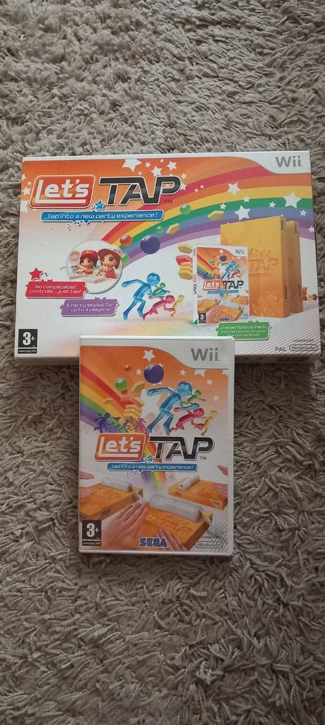 Lets tap. Nintendo wii game.