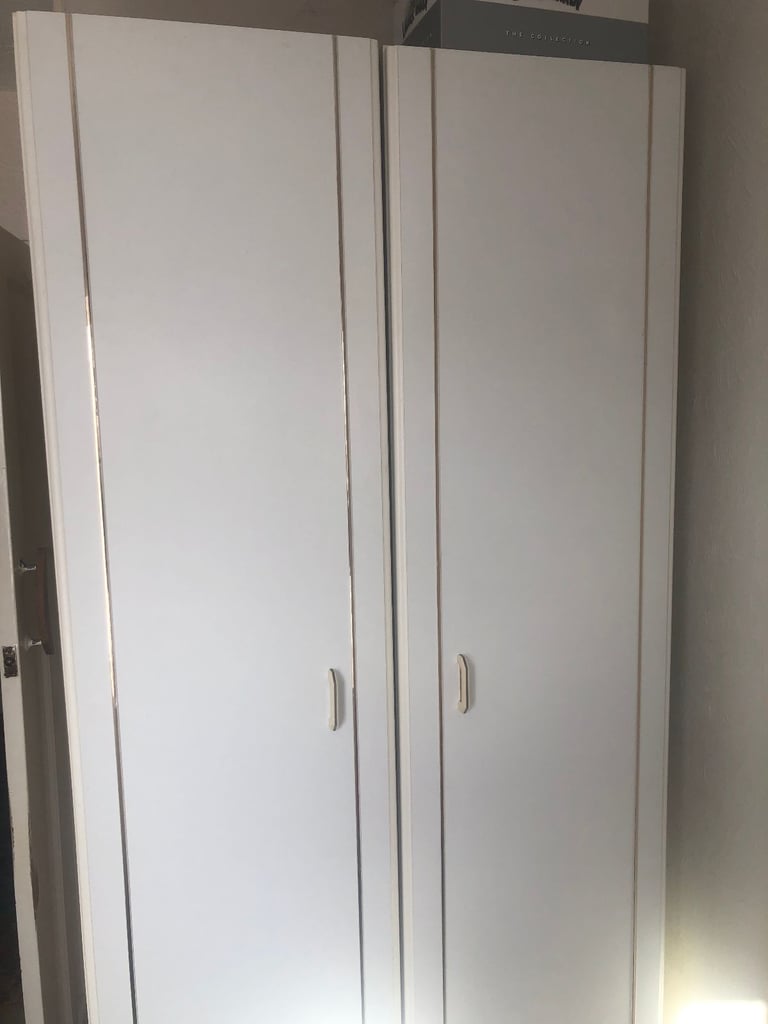 TWO ADJOINING SINGLE WARDROBES
