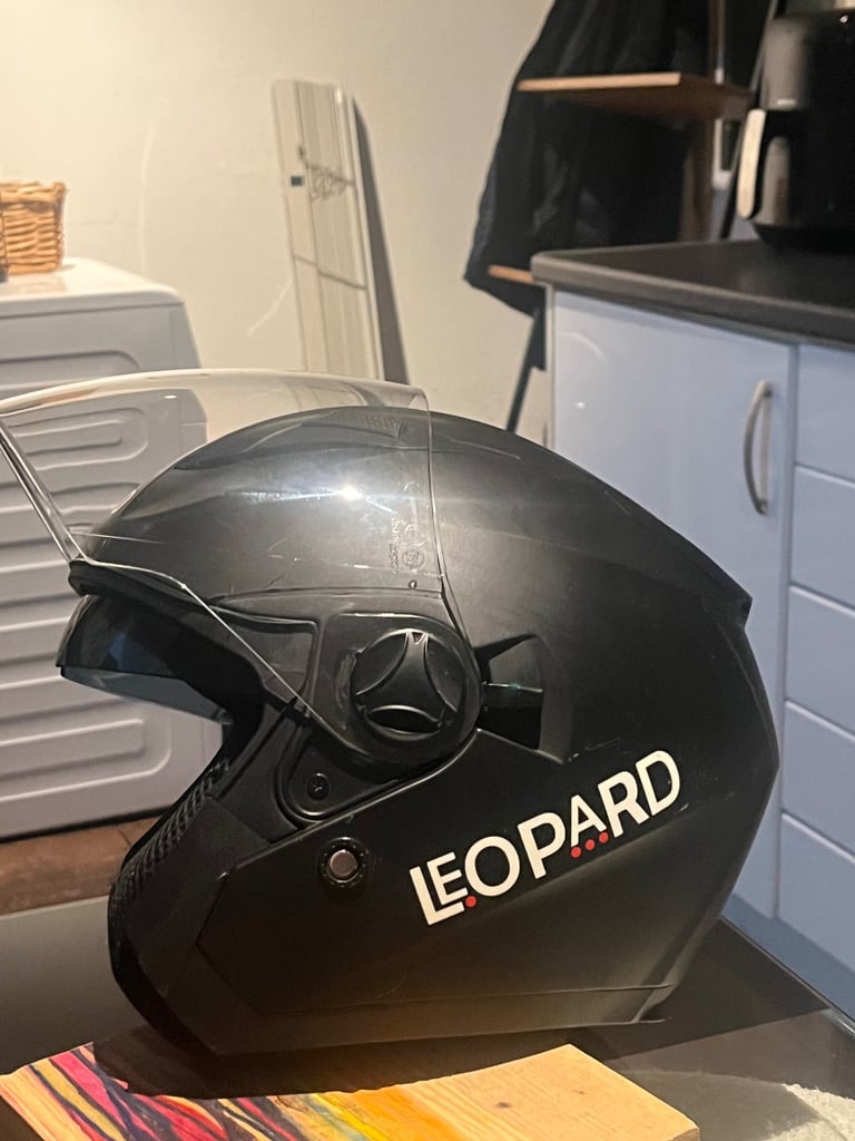 Leopard open face motorbike helmet 