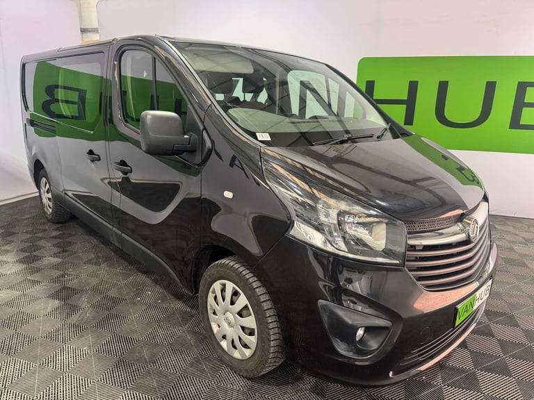 2019 Vauxhall Vivaro 1.6 Vivaro 2900 Sportive CDTi Bi-T S/S Crew Cab Combi Van Diesel Manual