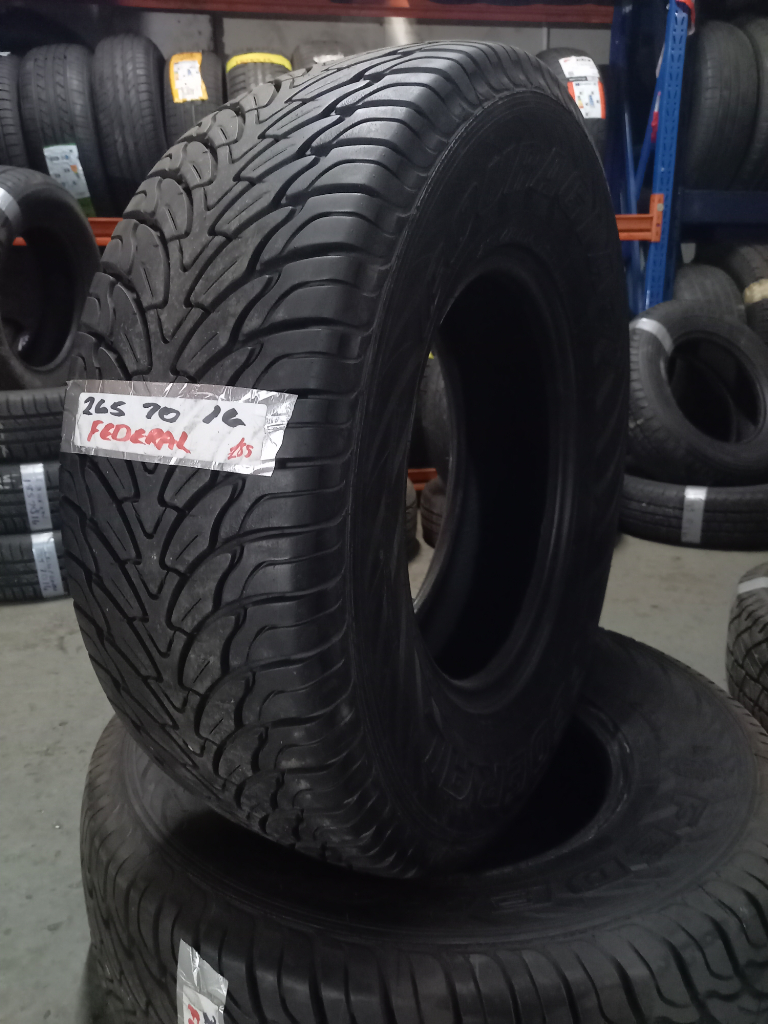 265 70 16 Federal NEW Tyres SALE ONLY £60 each fitted and balanced open 7 days a week