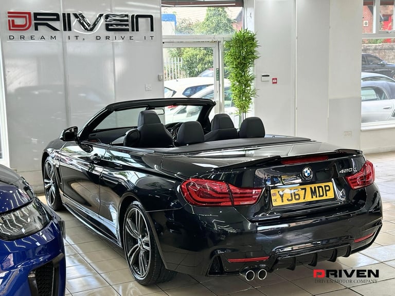 BMW 4 SERIES M SPORT CONVERTIBLE 2DR AUTO + M PRFMNCE KIT + FSH + FREE DELIVERY!