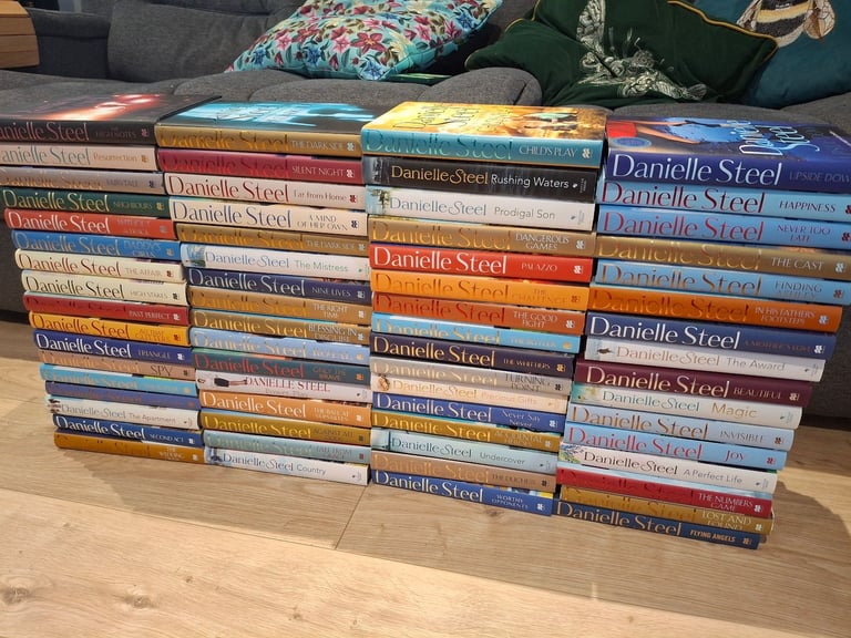 image for Danielle steel  hardback books qty 64