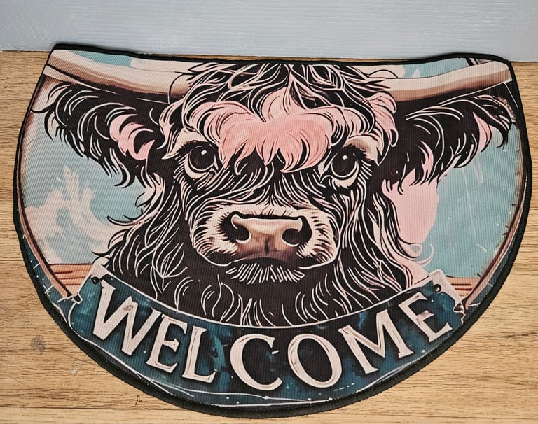 image for Highland Cow Floor Mat 