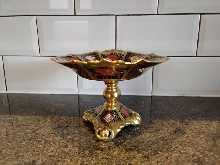 ROYAL CROWN DERBY SGB OVAL COMPORT 1st QUALITY 