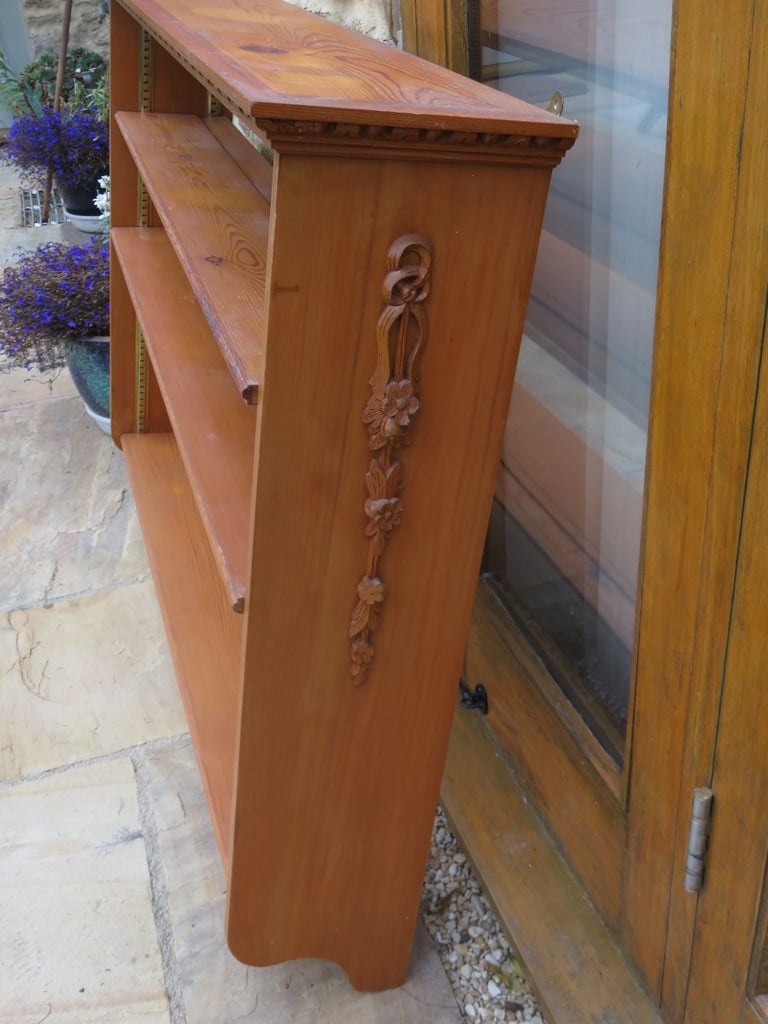 Solid pine shelf units. Very good quality. Adjustable shelves. Will sell separately.