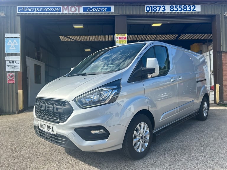2021 71 Ford Transit Custom Limited 2.0 EcoBlue 130ps L2 H1 LWB Silver 61,500