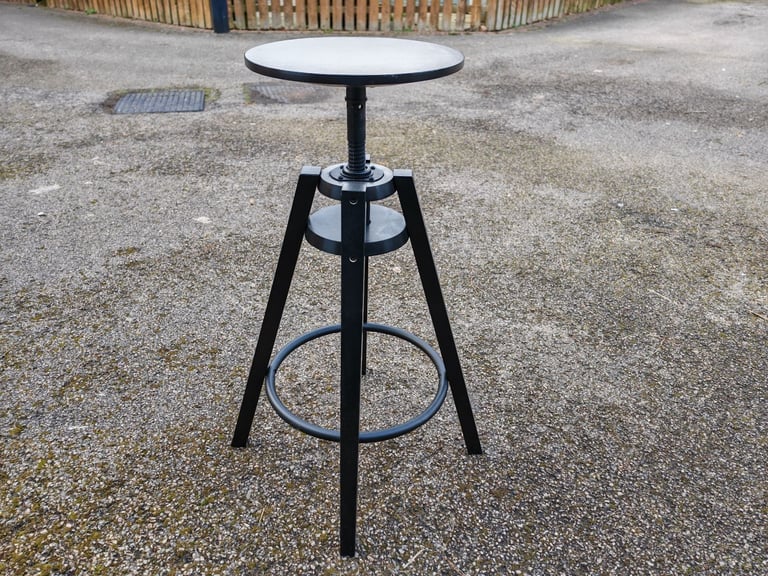 2 IKEA Dalfred Height Adjustable Bar Stools with Seat Cushions FREE DELIVERY 039