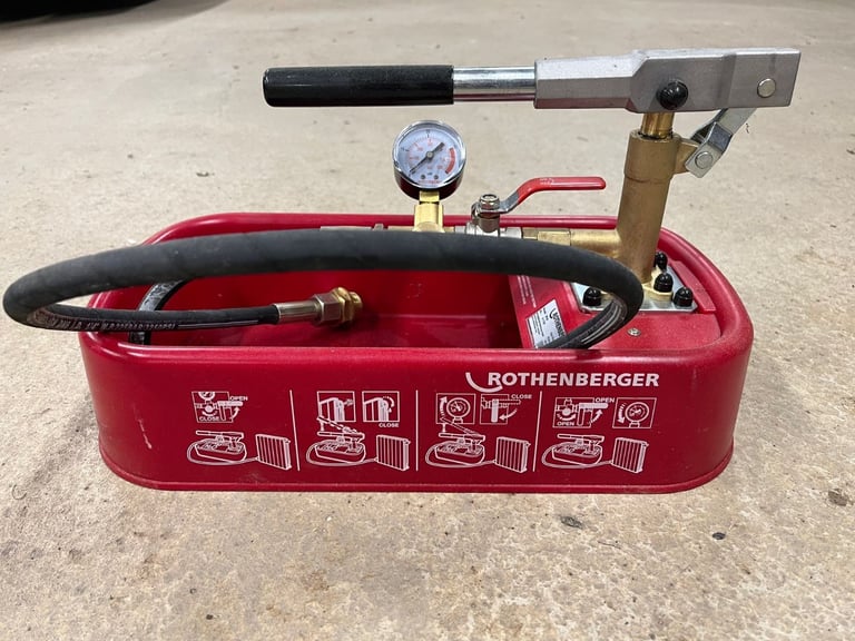 image for ROTHENBERGER RP 30 PRESSURE TESTING PUMP 30BAR