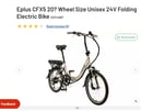 BRAND NEW Electric bike Eplus CFX5 20? Wheel Size Unisex 24V Folding Electric Bike