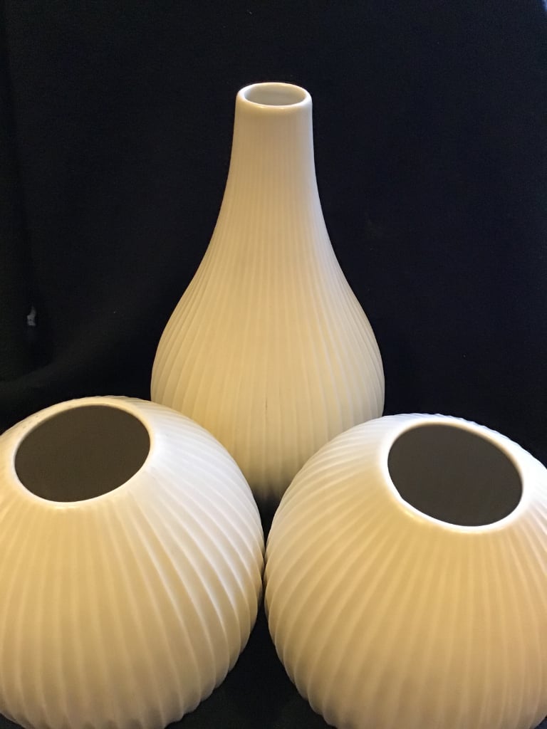 image for Three Stylish Contemporary Ceramic Vases.