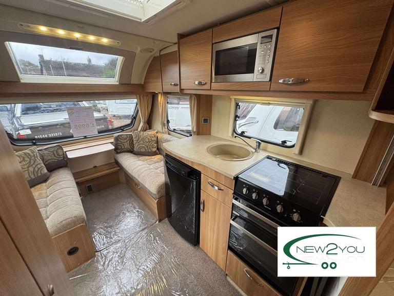 2013 Swift Coastline Esprit 4 Berth FIXED BED Caravan -STOCK NO E226