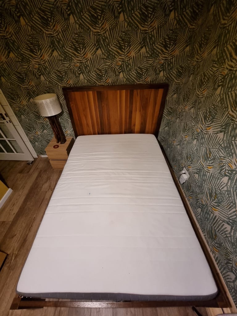 Double bed with Ikea mattress