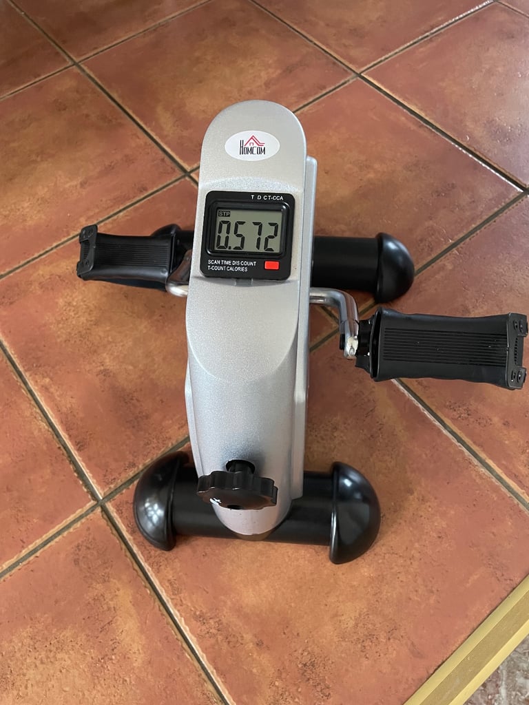 image for Mini Exercise Bike Portable Pedal Exerciser Arm Leg Cycle Gym Fitness LCD Display