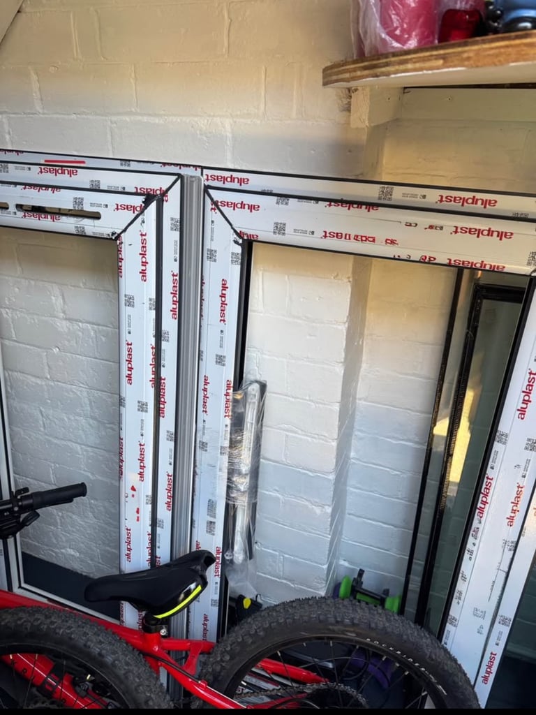 Grey uPVC Casement Clear Glazed Window - 610mm x 1190mm