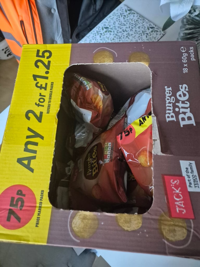 Box of crisps reduced 5er 
