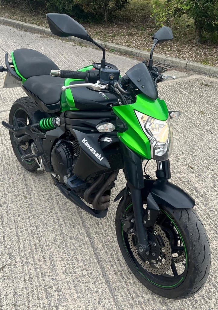 2016 66 KAWASAKI ER 650 FFF ABS ER6N ER6 ER-6N NAKED BLACK CLEAN LOW MILES