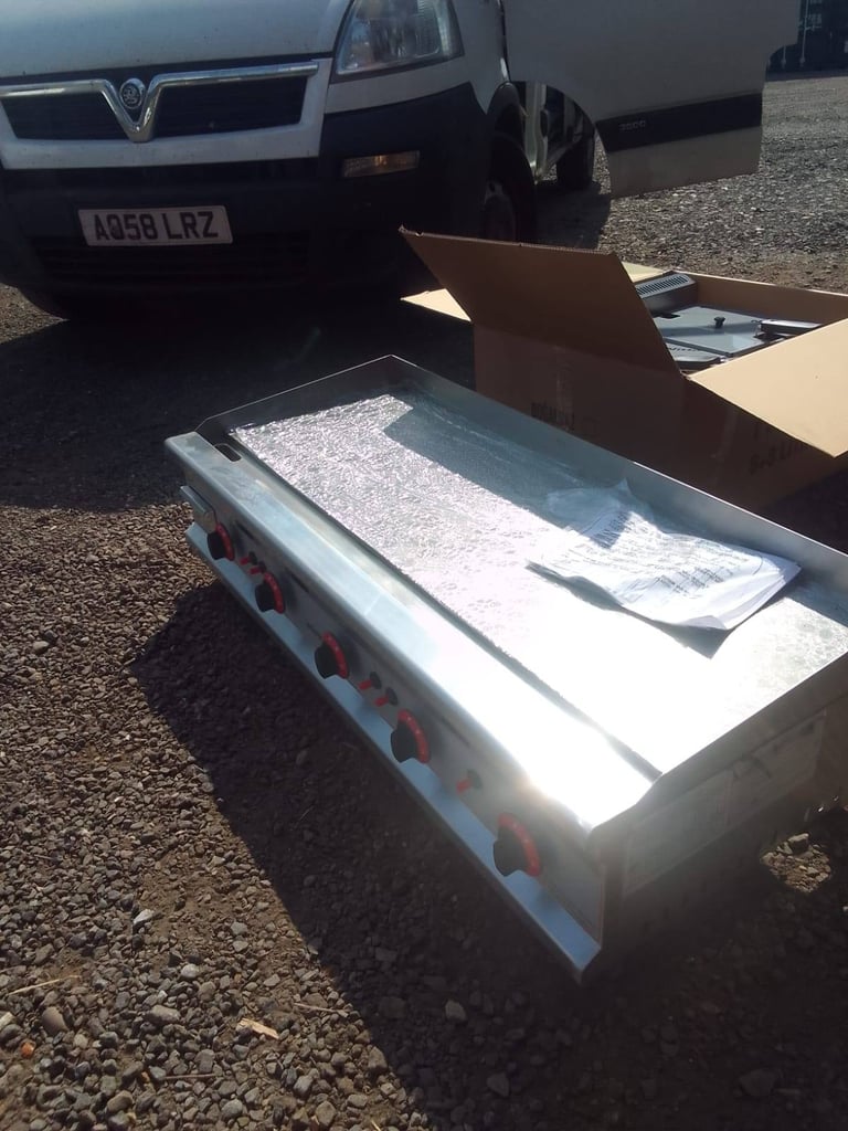 Commercial catering equipment Gas Griddles restaurant trailer kitchen items 