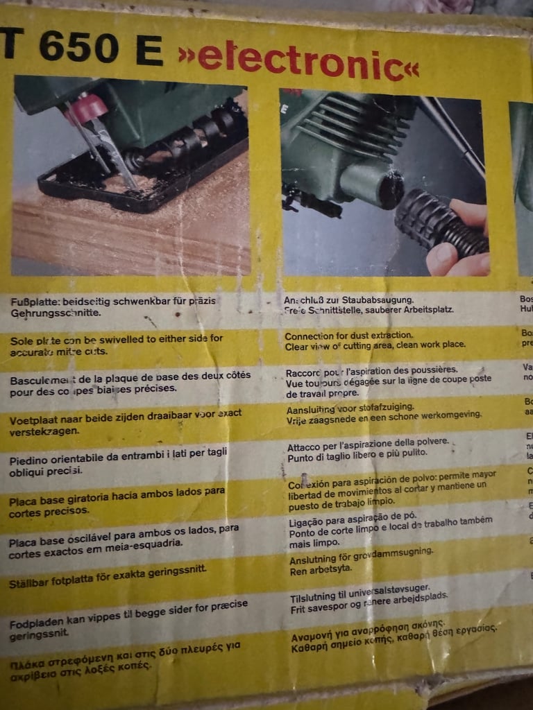 Bosch jigsaw PST 650 230v 450w