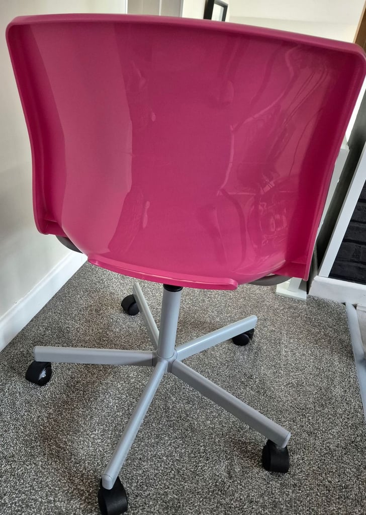 Pink Ikea office chair