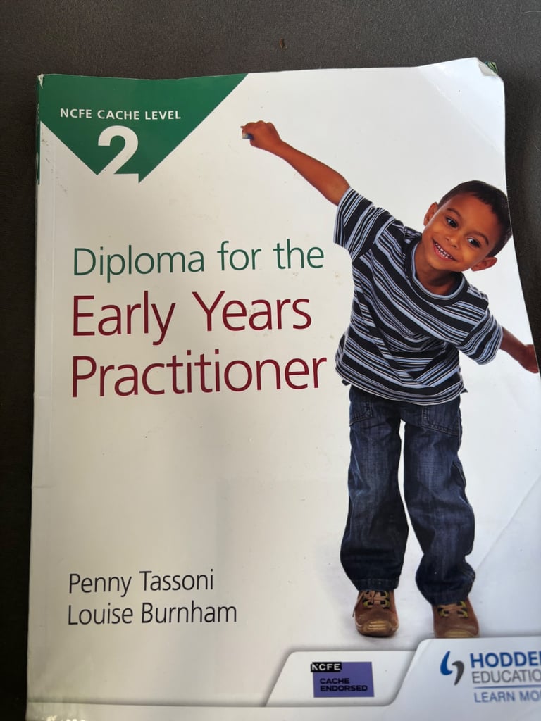 NCFE CACHE level 2 diploma for the early years practitioner 