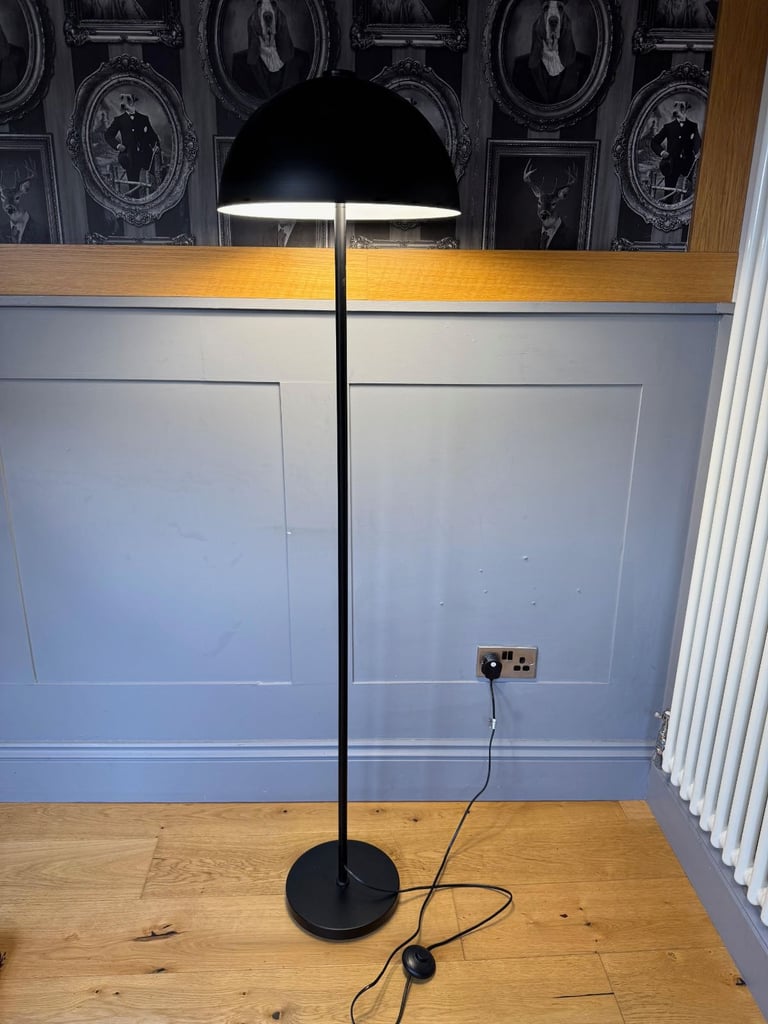 image for New Unused Large Dome Modern Floor Lamp Light RRP £120 Foot Pedal Switch
