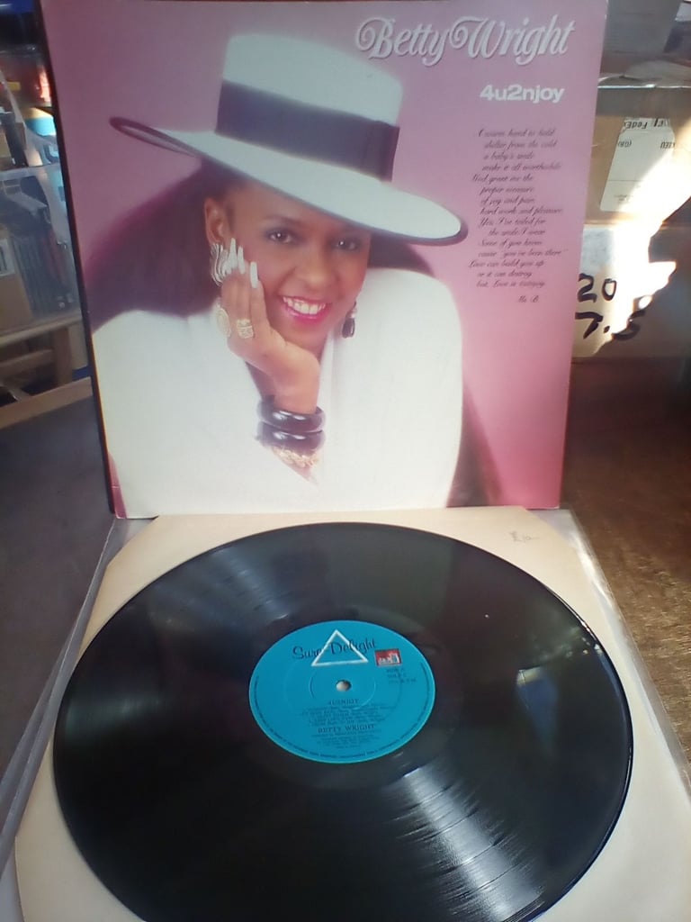 image for Betty Wright,.4u2njoy,. Vinyl album,. 