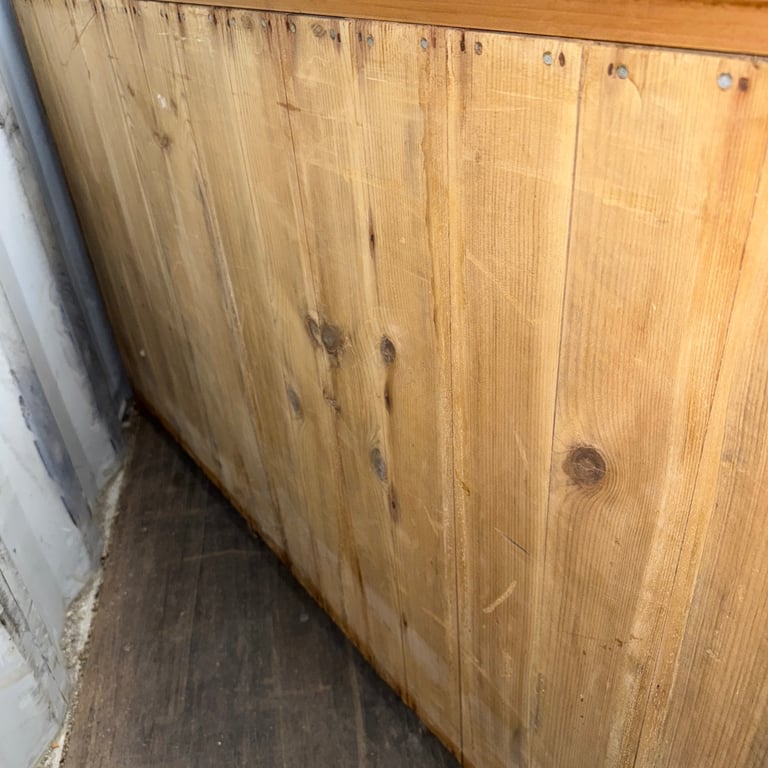 Vintage pine sideboard country cottage look