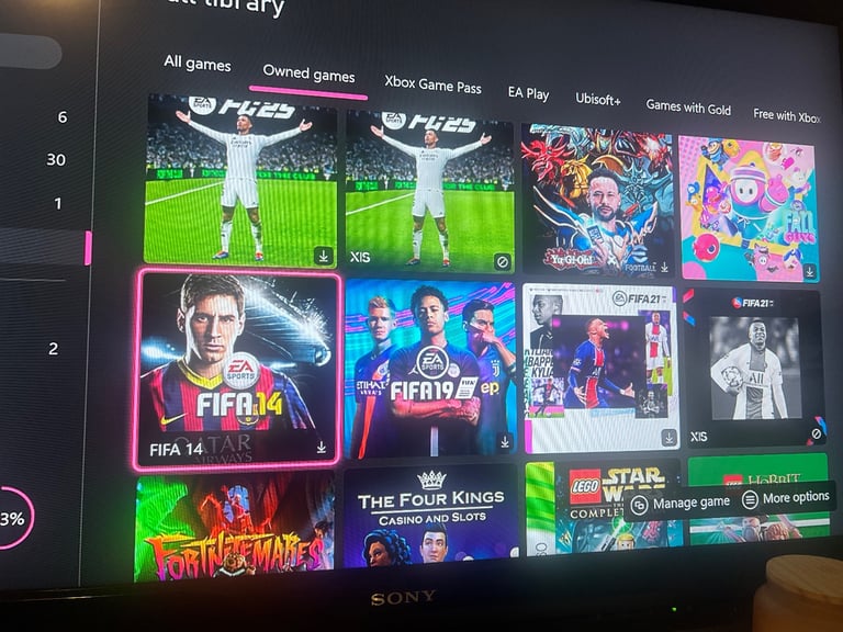 Xbox 1, 51 built in games 