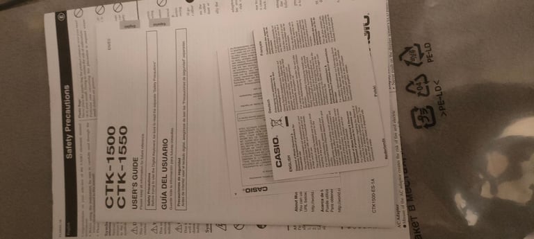 Electric keyboard Casio CTK1500