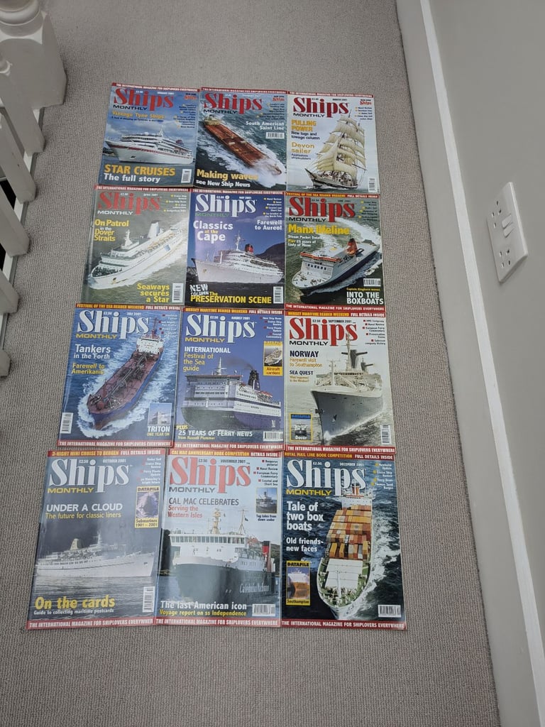 Ships Monthly magazine Bundle 74 issues 1998-2004 OTO