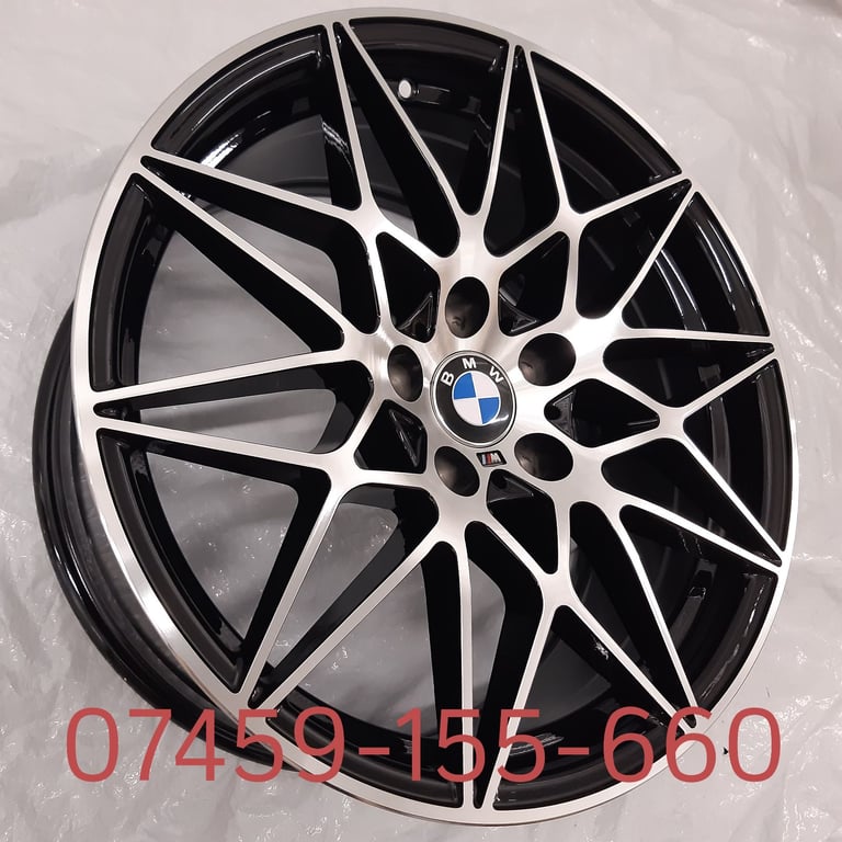 4X NEW ALLOY WHEELS (19" INCH ALLOYS) 666M 666 M BLACK D BMW 6 5 SERIES F10 F11 F12 F13 X3 X4 Z4 E89
