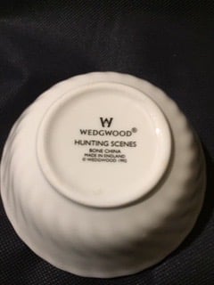 Wedgwood Hunting Scenes Bowl and Vase