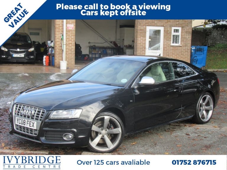 2008 08 AUDI S5 4.2 V8 COUPE 2DR PETROL MANUAL QUATTRO EURO 4 (354 PS)