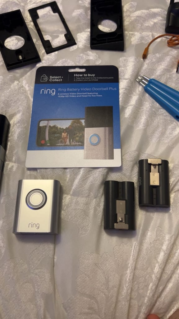 Ring Battery video Doorbell 3 plus Bundle