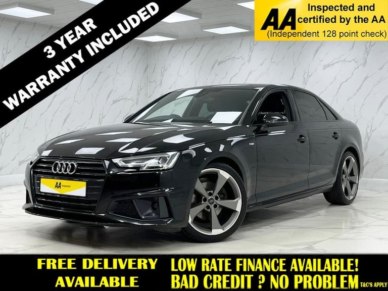 image for 2019 Audi A4 2.0 TFSI 35 Black Edition Saloon 4dr Petrol Manual Euro 6 (s/s) (150 ps) Saloon Petr...