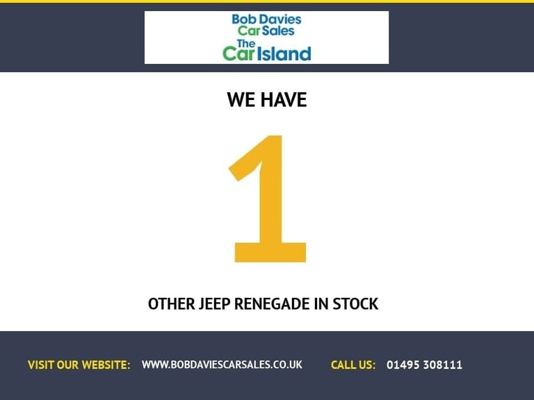2020 20 JEEP RENEGADE 1.0 GSE T3 NIGHT EAGLE SUV 5DR PETROL MANUAL EURO 6 (S/S) 
