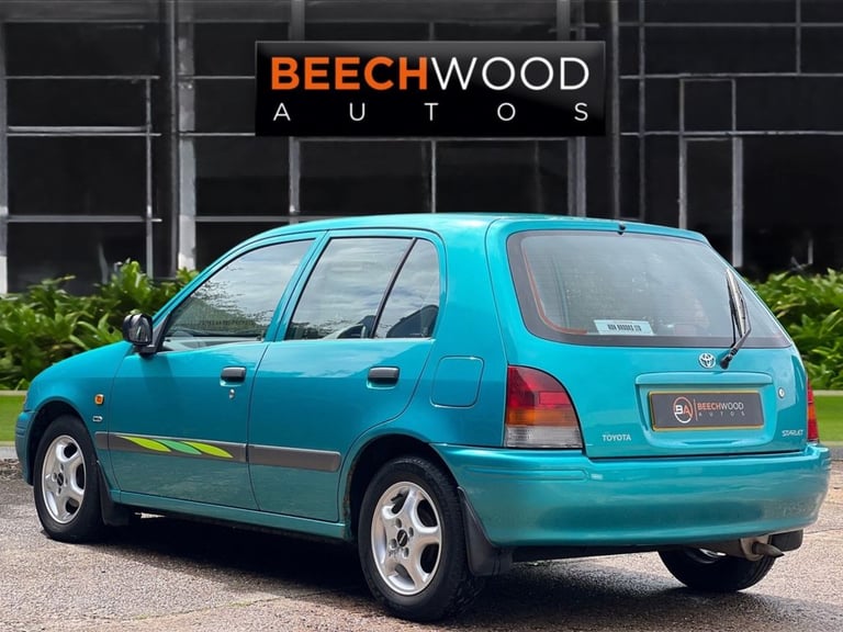 1996 Toyota Starlet 1.3 CD Hatchback 5dr Petrol Automatic (188 g/km, 74 bhp) Hatchback Petrol Aut...