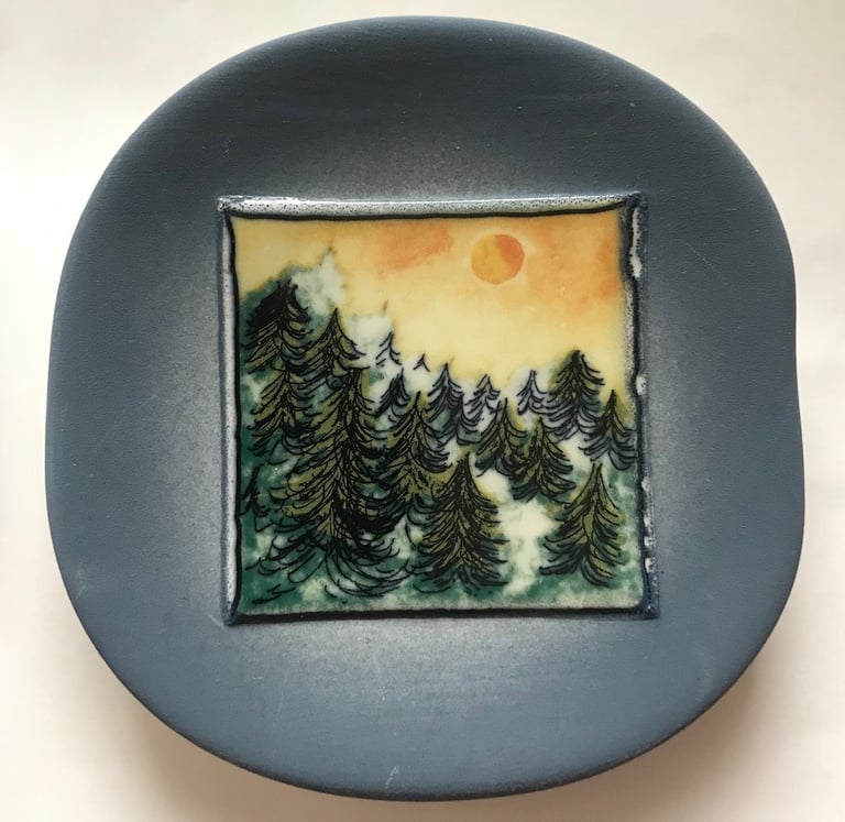 Helja Liukko-Sundstrom two wall plaques 11cm