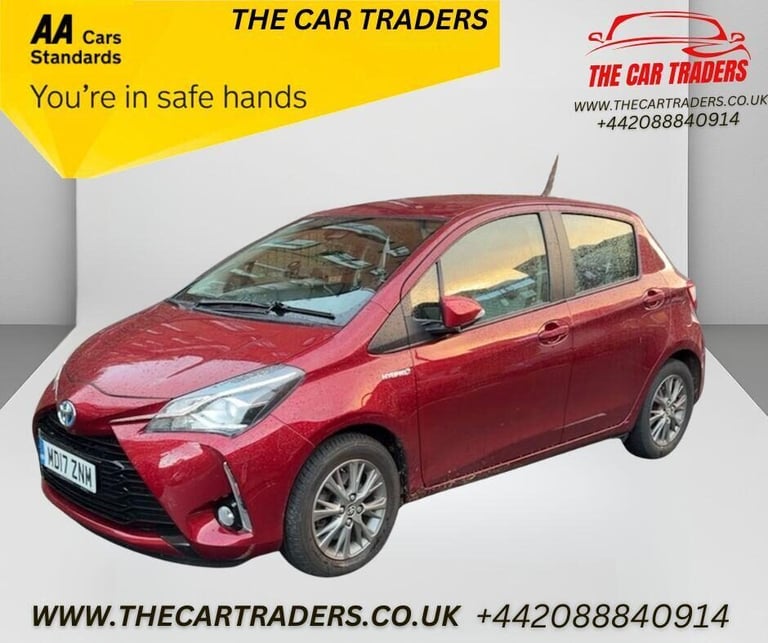 2017 Toyota Yaris 1.5 VVT-h Icon Hatchback 5dr Petrol Hybrid E-CVT Euro 6 (s/s) (100 ps) Hatchbac...