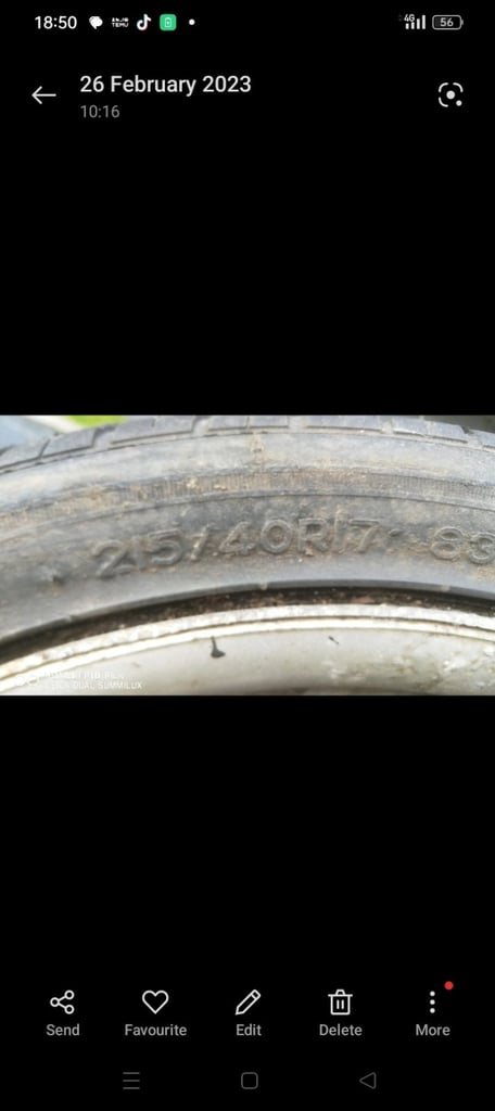4 Lenso Alloys and tyres